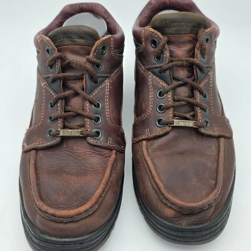 VTG Timberland Icon‎ Chukka Gore-Tex Mens 9.5 Leather Waterproof Work Boots
